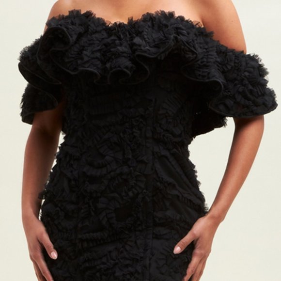 Dresses & Skirts - 1 Pack of Black Floral 3D Mini Boutique Dresses (S, M, L)